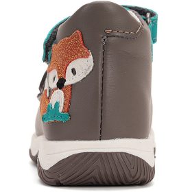 D.D.Step Rókás cappuccino-türkiz kisfiú szandál