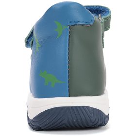 D.D.Step Dínós kék-zöld kisfiú szandál