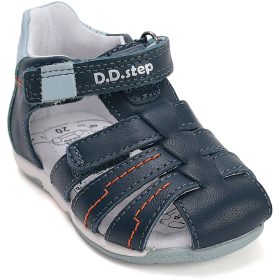 D.D.Step Éjkék-világoskék zártorrú kisfiú szandál 