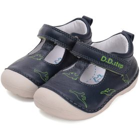 D.D.Step Első lépés Dínós sötétkék baba félcipő