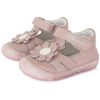 D.D.Step Virágos rózsaszín baba félcipő