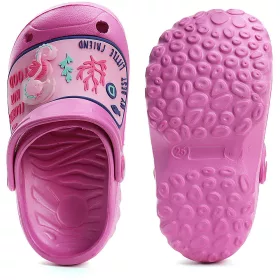 D.D.Step Csikóhalas rózsaszín LED fényű kislány papucs
