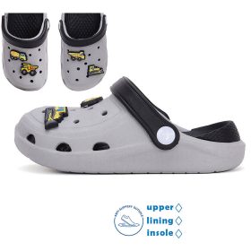 D.D.Step Munkagépes szürke kisfiú papucs