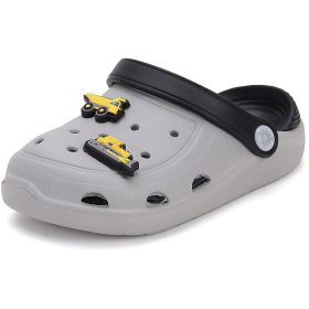 D.D.Step Munkagépes szürke kisfiú papucs