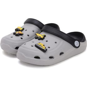 D.D.Step Munkagépes szürke kisfiú papucs