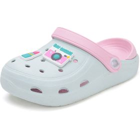 D.D.Step Szivárványos menta kislány papucs