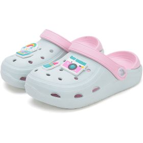 D.D.Step Szivárványos menta kislány papucs