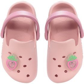 D.D.Step Epres rózsaszín LED fényű kislány papucs