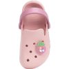 D.D.Step Epres rózsaszín LED fényű kislány papucs