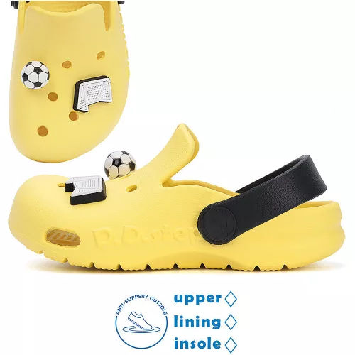 D.D.Step Focis sárga kisfiú papucs