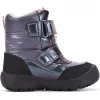 D.D.Step Lila-fekete bélelt Aqua Tex kislány bakancs