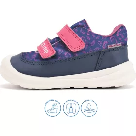 D.D.Step Unikornis sötétkék-pink Aqua Tex kislány cipő