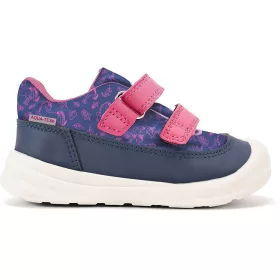 D.D.Step Unikornis sötétkék-pink Aqua Tex kislány cipő