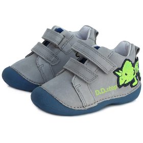 D.D.Step Dínós szürke baba cipő
