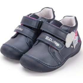 D.D.Step Első lépés Esernyős sötétkék baba cipő