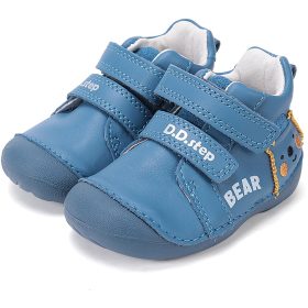 D.D.Step Első lépés Macis kék baba cipő