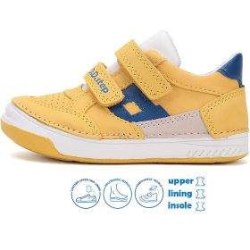D.D.Step Sárga-kék kisfiú cipő