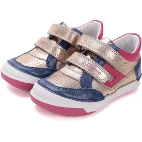 D.D.Step Pezsgő-pink-kék kislány cipő