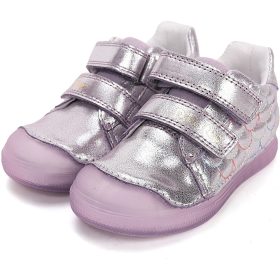 D.D.Step Ezüst-lila kislány cipő