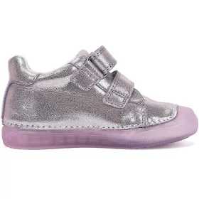 D.D.Step Ezüst-lila kislány cipő