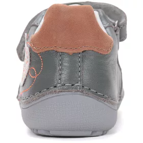 D.D.Step Barefoot Kontrolleres szürke kisfiú cipő