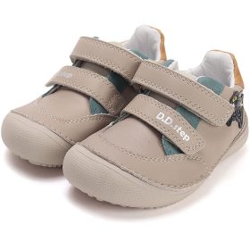 D.D.Step Barefoot Kontrolleres bézs kisfiú cipő 