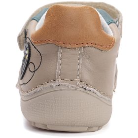 D.D.Step Barefoot Kontrolleres bézs kisfiú cipő 
