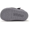 D.D.Step Barefoot Munkagépes szürke baba cipő