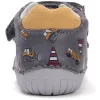 D.D.Step Barefoot Munkagépes szürke baba cipő