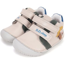 D.D.Step Barefoot Kutyás bézs baba cipő