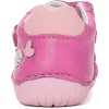 D.D.Step Barefoot Madárkás magenta baba cipő