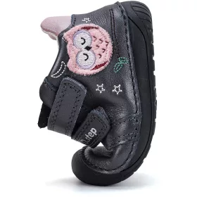 D.D.Step Barefoot Baglyos éjkék baba cipő