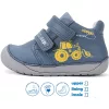 D.D.Step Barefoot Traktoros acélkék baba cipő