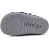 D.D.Step Barefoot Traktoros acélkék baba cipő