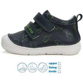 D.D.Step Dínós éjkék kisfiú cipő