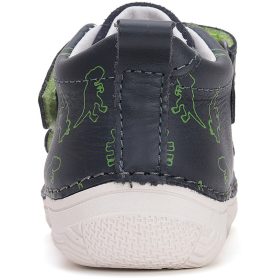 D.D.Step Dínós éjkék kisfiú cipő