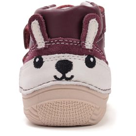 D.D.Step Nyuszis bordó baba cipő