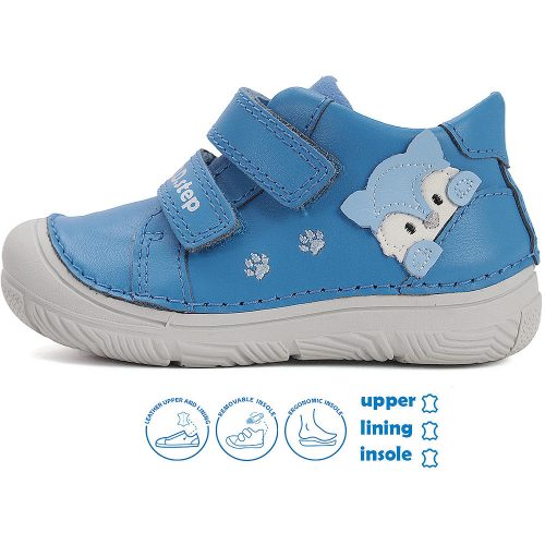 D.D.Step Rókás kék kisfiú cipő