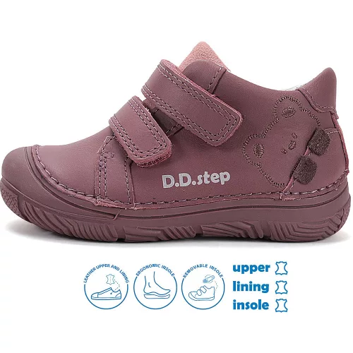 D.D.Step Macis lila kislány cipő