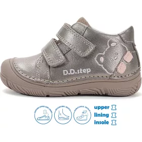 D.D.Step Macis ezüst kislány cipő