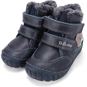 D.D.Step Macis éjkék bélelt baba cipő