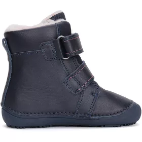 D.D.Step Barefoot Szíves éjkék bélelt kislány cipő