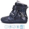 D.D.Step Barefoot Lovas éjkék bélelt kislány cipő