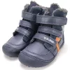 D.D.Step Barefoot Sötétkék bélelt kisfiú cipő