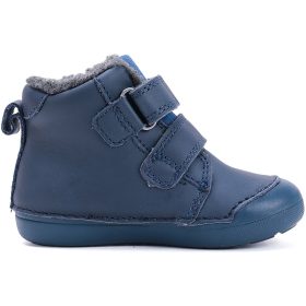   D.D.Step Első lépés Dínós sötétkék bélelt baba cipő