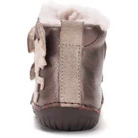D.D.Step Barefoot Tündéres bronz-arany bélelt baba cipő