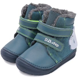 D.D.Step Jegesmedvés kék bélelt baba cipő