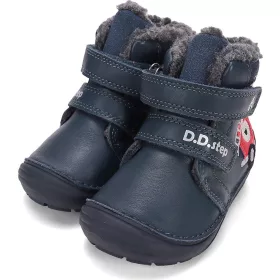D.D.Step Tűzoltóautós sötétkék bélelt kisfiú cipő