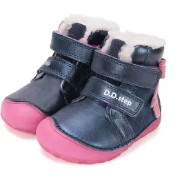   D.D.Step Barefoot Sellős fluoreszkáló bélelt kislány cipő