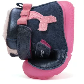   D.D.Step Barefoot Sellős fluoreszkáló bélelt kislány cipő